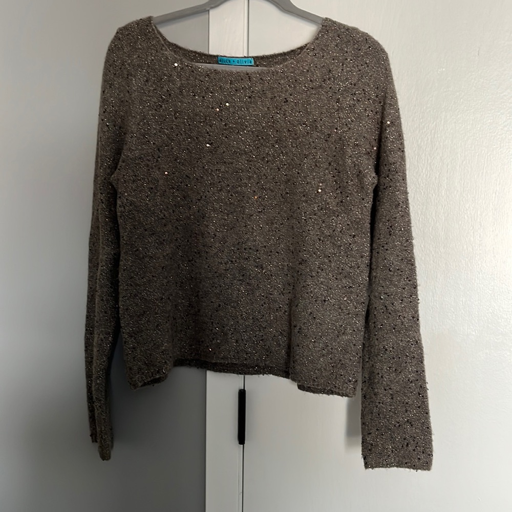 Shimmery Alice + Olivia Sweater